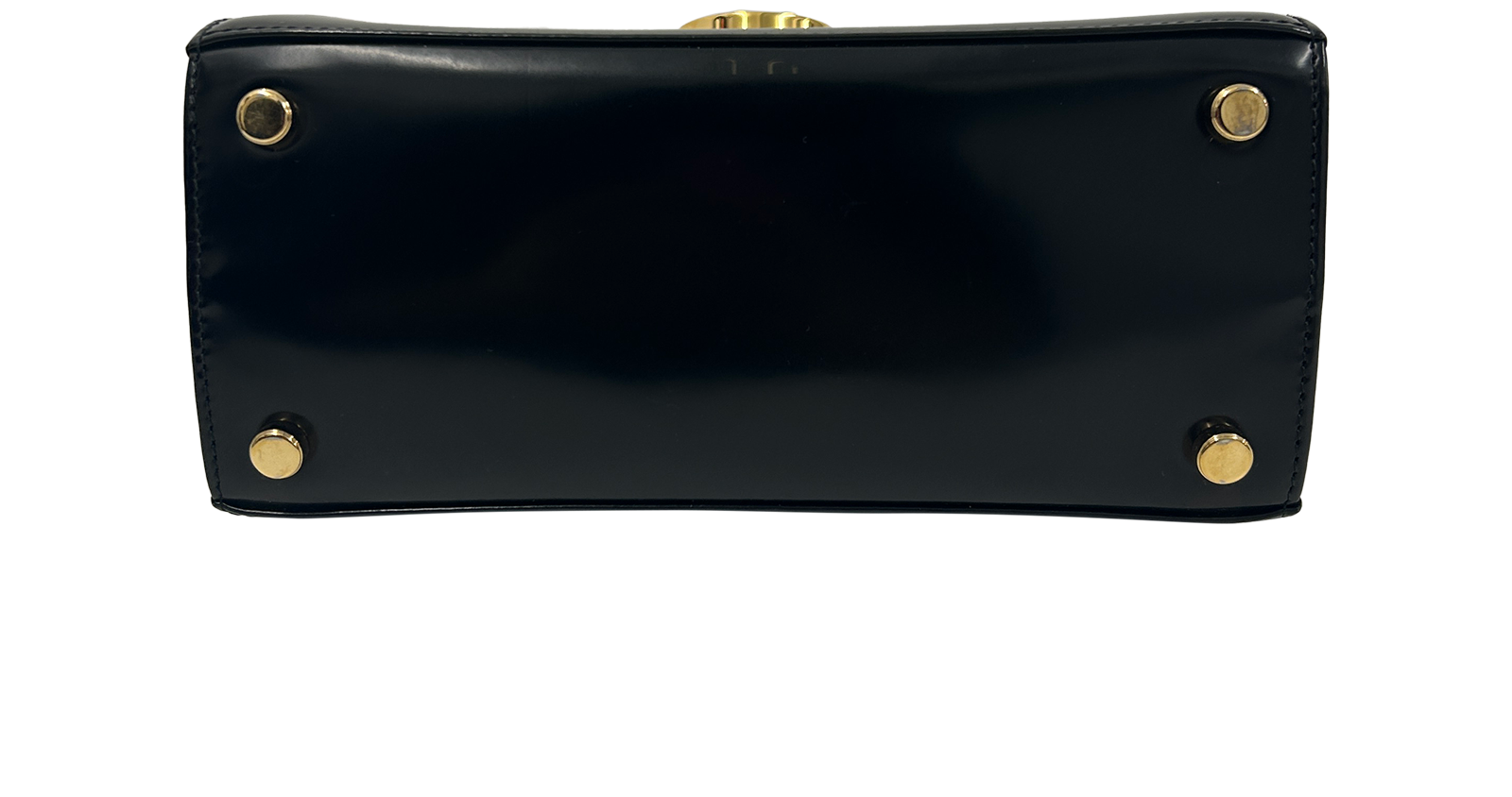Iconic Top Handle, 790&euro;, Bolso, Negro, Animal - Piel, Vista superior